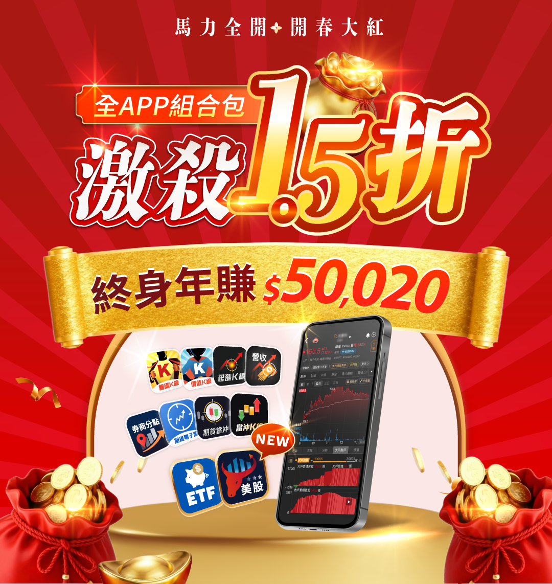 【金馬C財】全新APP組合包現省 $50,020🎁加碼抽「破萬豪華大獎」！
